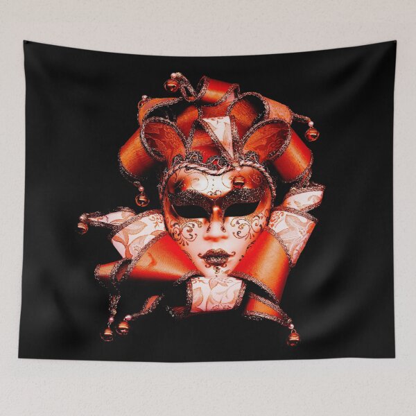 Item preview, Vintage Mardi Gras Carnival Mask & Fleur De Lis Parade Design designed and sold by Alpha Omega Shop.
