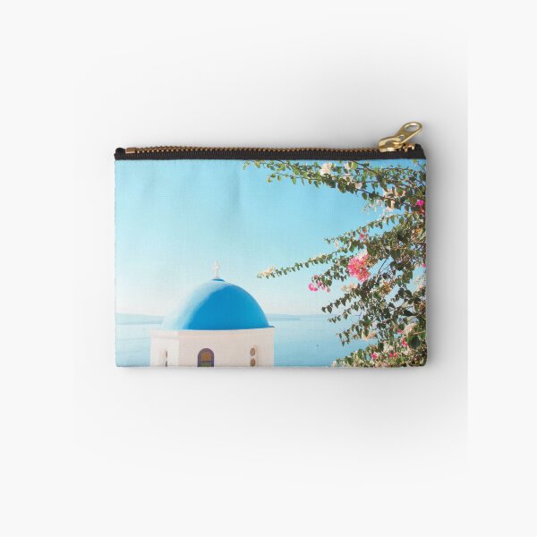 Item preview, Church and flowers in Santorini designed and sold by Sasas Design.