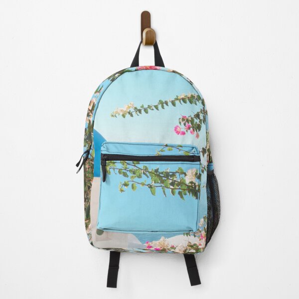Item preview, Church and flowers in Santorini designed and sold by Sasas Design.