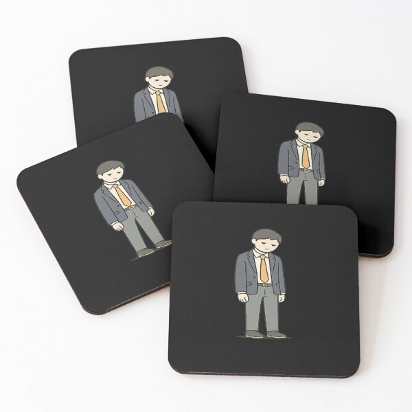 Item preview, Exhausted Office Life Illustration designed and sold by Modern Badge.