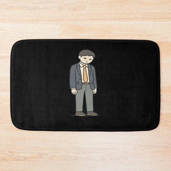 Item preview, Exhausted Office Life Illustration designed and sold by Modern Badge.