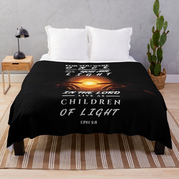 Item preview, Ephesians 5:8 Children of Light Typography designed and sold by Clothed in Scripture.