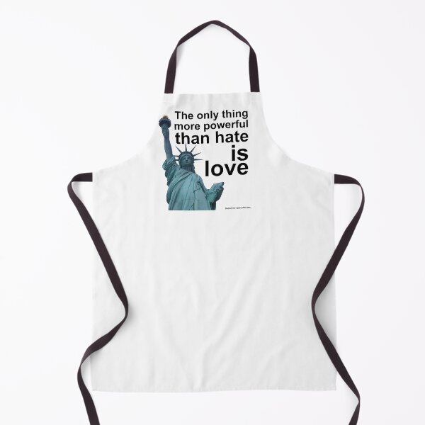 Item preview, The only thing more powerful than hate is love - Statue of Liberty designed and sold by ResistNow.