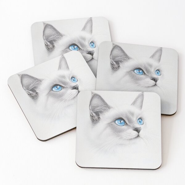 Item preview, Realistic cat pencil drawing designed and sold by Pencil-Art.