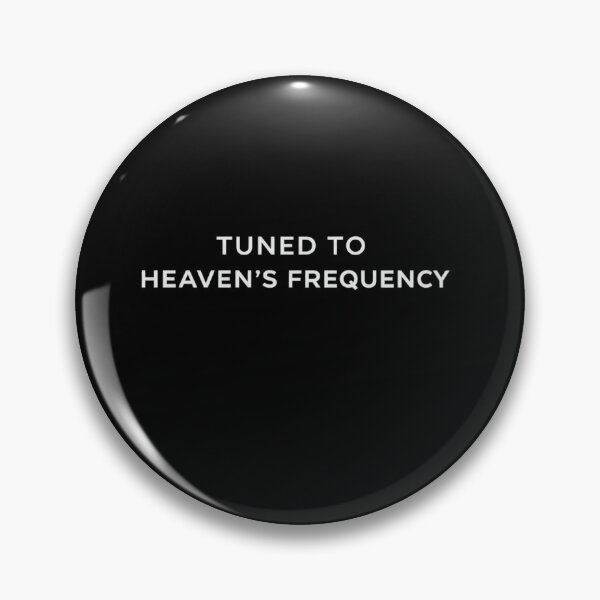 Item preview, Tuned to Heaven’s Frequency – Christian Faith Typography Design designed and sold by astersgraphics.