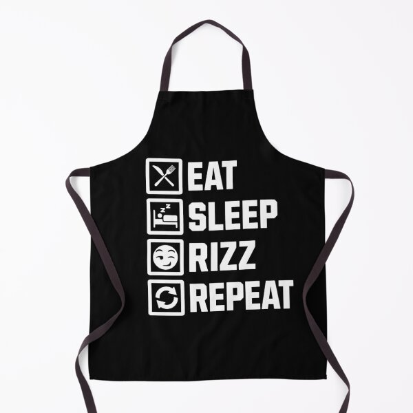 Item preview, Eat Sleep Rizz Repeat Shirt | Funny Rizz Quote T-Shirt | Minimal Black & White Graphic Tee | Trendy Streetwear Shirt designed and sold by InPrintedWord.