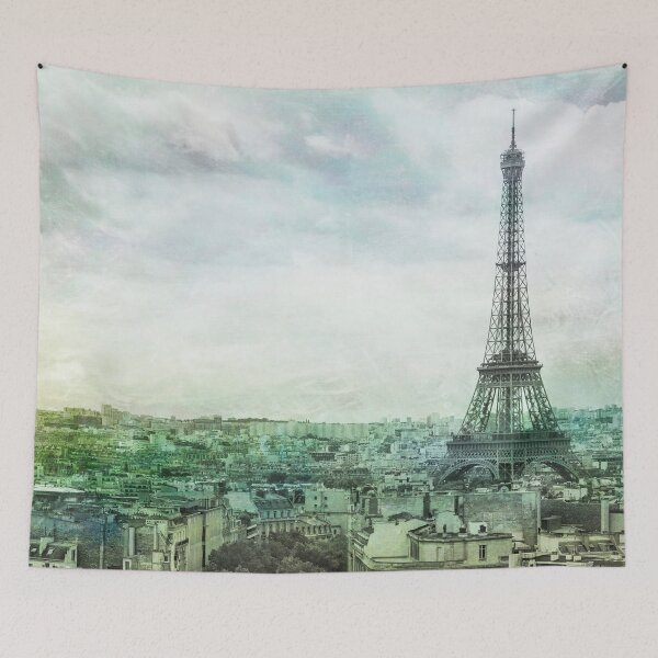 Item preview, Paris skyline and Eiffel Tower designed and sold by Sasas Design.