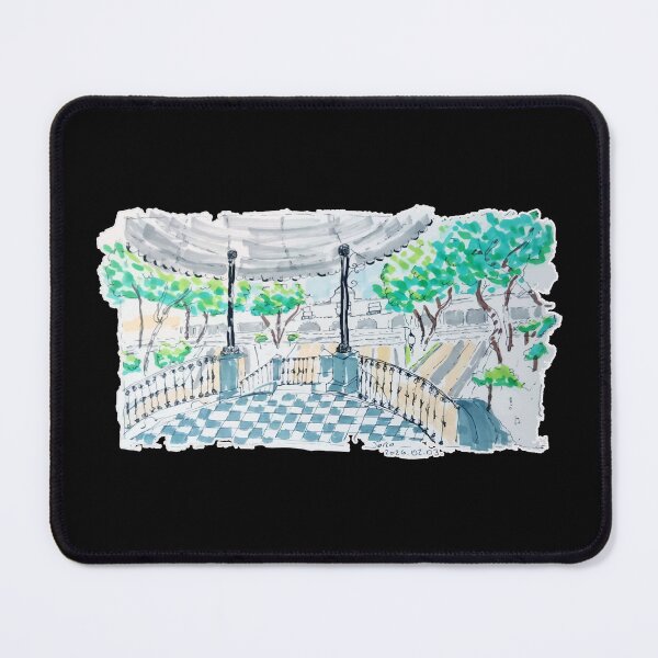 Item preview, Checkerboard Kiosk Park View designed and sold by JoseloRochaArt.