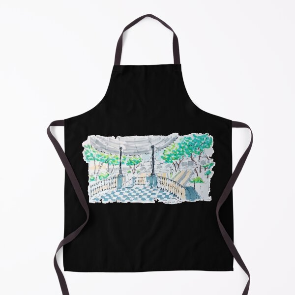 Item preview, Checkerboard Kiosk Park View designed and sold by JoseloRochaArt.
