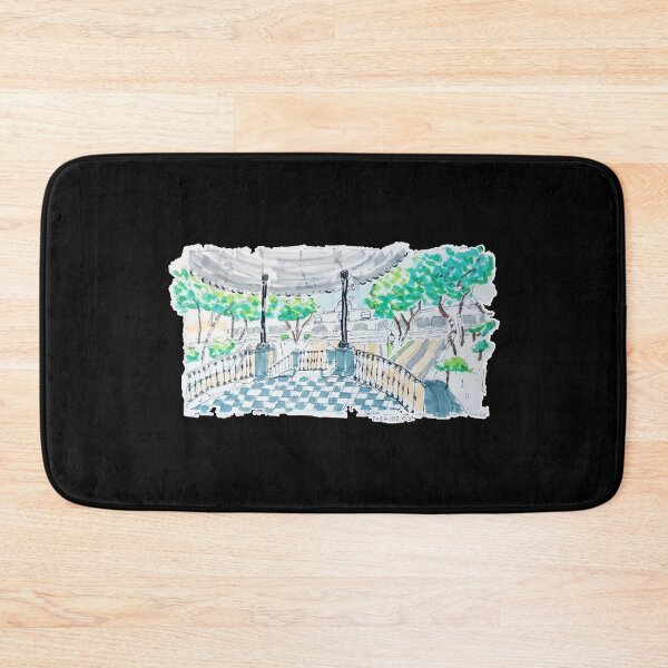 Item preview, Checkerboard Kiosk Park View designed and sold by JoseloRochaArt.