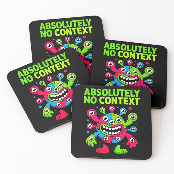 Item preview, Absolutely No Context Funny Chaotic Monster Cartoon Design designed and sold by Amanda's Factory.