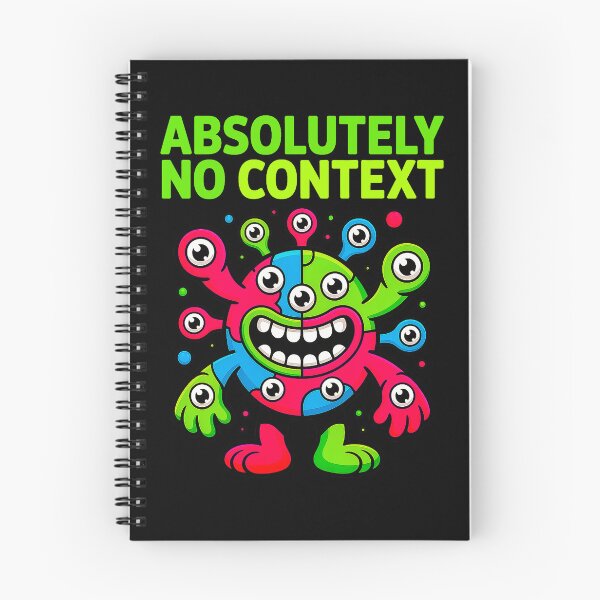 Item preview, Absolutely No Context Funny Chaotic Monster Cartoon Design designed and sold by Amanda's Factory.