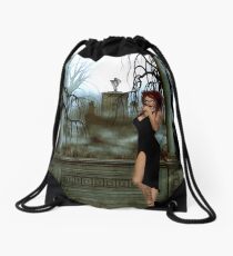 waiting for you Drawstring Bag