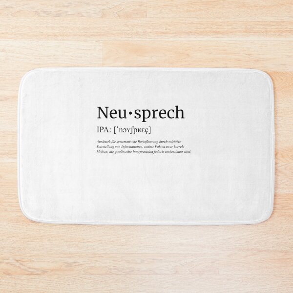 Item preview, Newspeak - Language as mind control designed and sold by mrsimn.