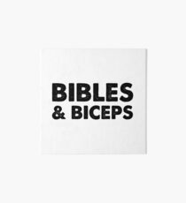 Bible & Biceps Art Board