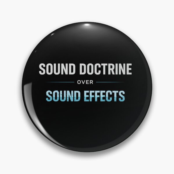Item preview, Sound Doctrine Over Sound Effects – Christian Faith Typography Design designed and sold by astersgraphics.