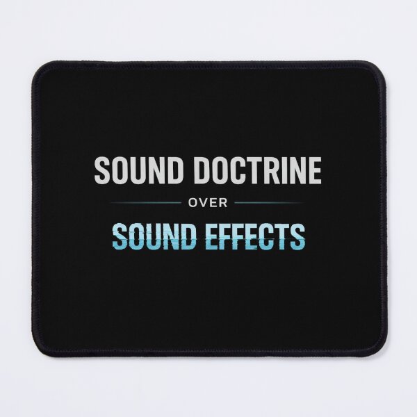 Item preview, Sound Doctrine Over Sound Effects – Christian Faith Typography Design designed and sold by astersgraphics.