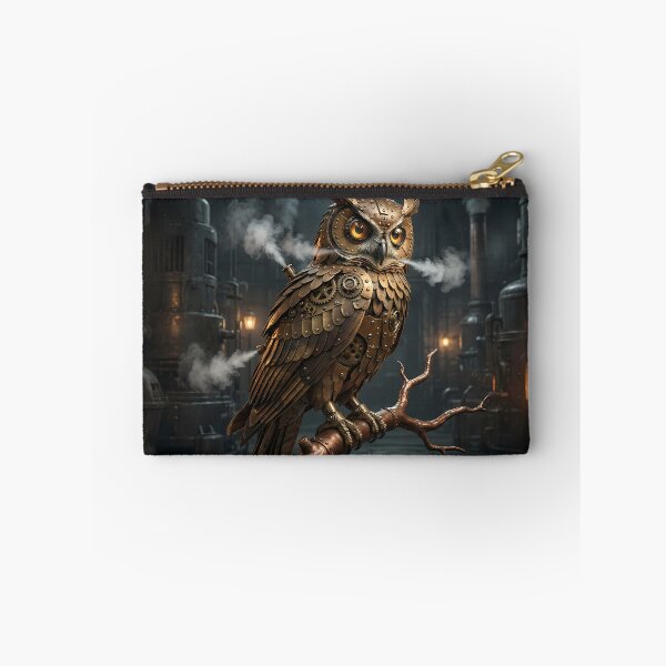 Item preview, Mechanical Owl - Steampunk Owl & Wisdom designed and sold by Neon Nature Studio.
