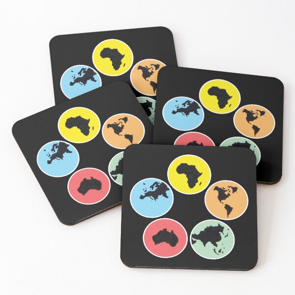 Item preview, Ark Nova Board Game – Minimalist Continent Icons Design designed and sold by CardboardCotton.