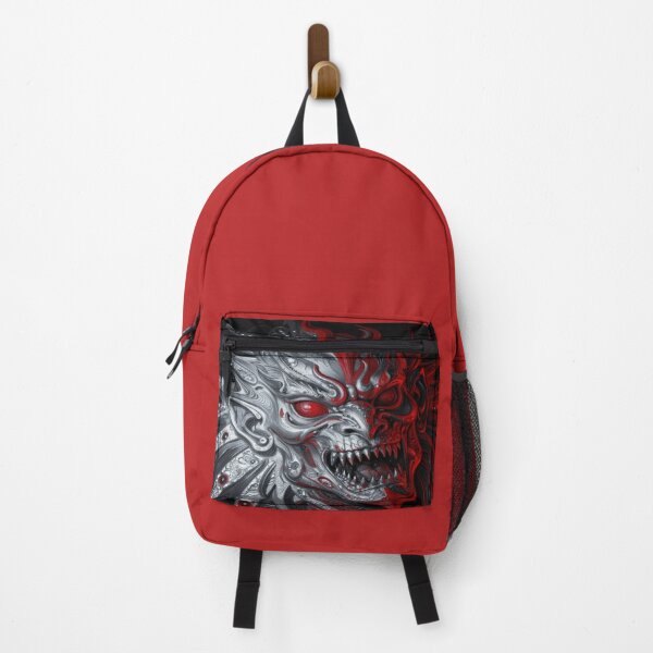 Item preview, Surreal Demon Mask Art with Metallic Drama and Fiery Fantasy Energy designed and sold by FotoworldEdel.
