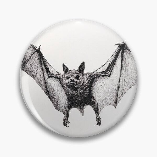 Item preview, Realistic pencil drawing of a Bat designed and sold by Pencil-Art.