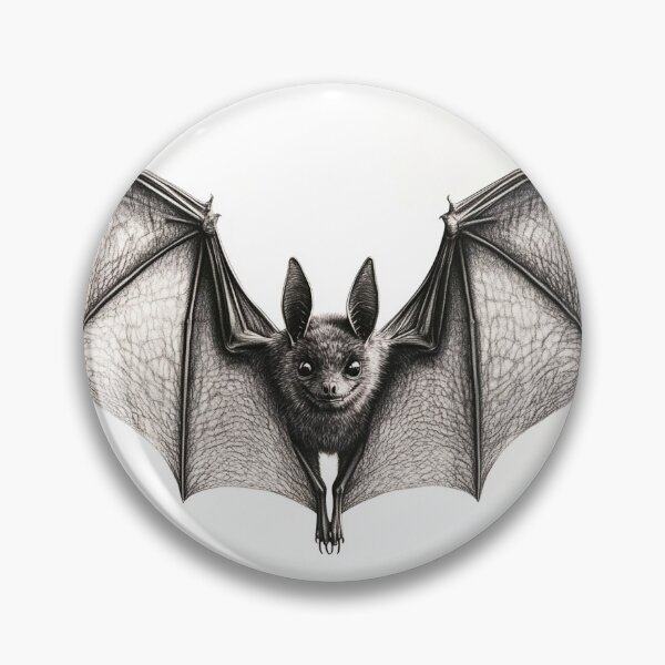 Item preview, Realistic pencil drawing of a Bat designed and sold by Pencil-Art.
