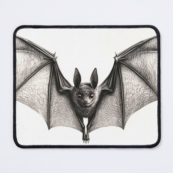 Item preview, Realistic pencil drawing of a Bat designed and sold by Pencil-Art.