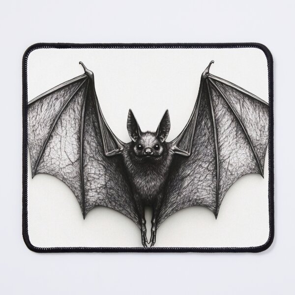 Item preview, Realistic pencil drawing of a Bat designed and sold by Pencil-Art.
