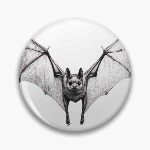 Item preview, Realistic pencil drawing of a Bat designed and sold by Pencil-Art.