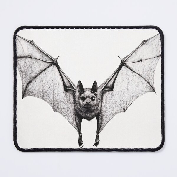 Item preview, Realistic pencil drawing of a Bat designed and sold by Pencil-Art.