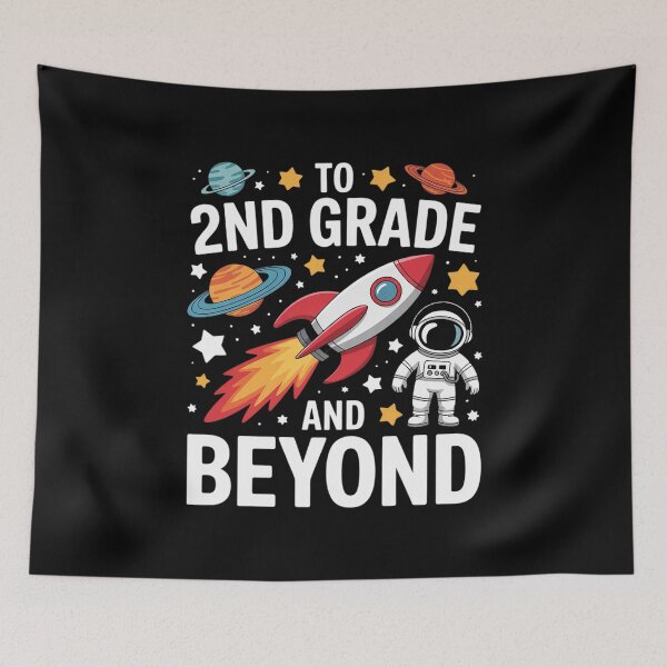 Item preview, Back to Second Grade and Beyond Space First Day of School designed and sold by joyouartArt.