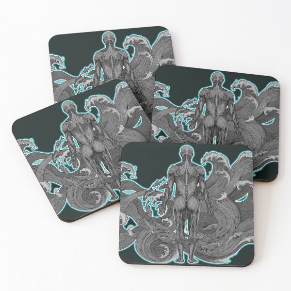 Item preview, Great wave of marine life designed and sold by Le._.Chaos.