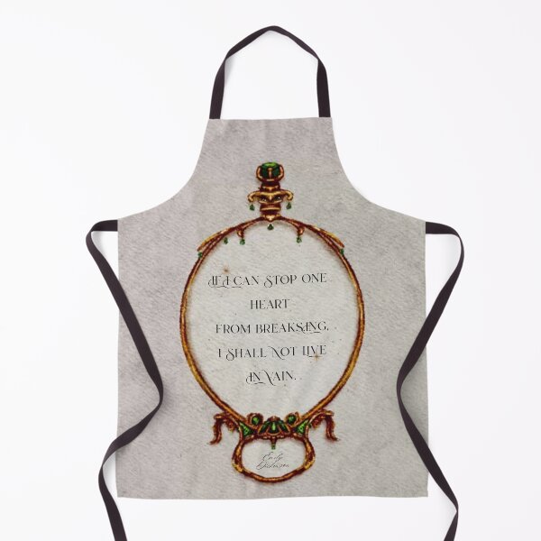 Item preview, Light Academia Aesthetic Emily Dickinson Quote in a Hand Painted Golden Frame Owl With Emeralds designed and sold by Monica Laipple.