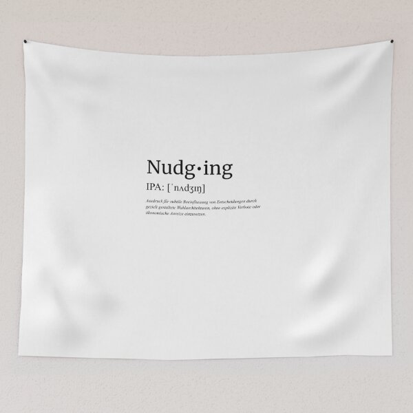 Item preview, Nudging - gently guiding decisions designed and sold by mrsimn.