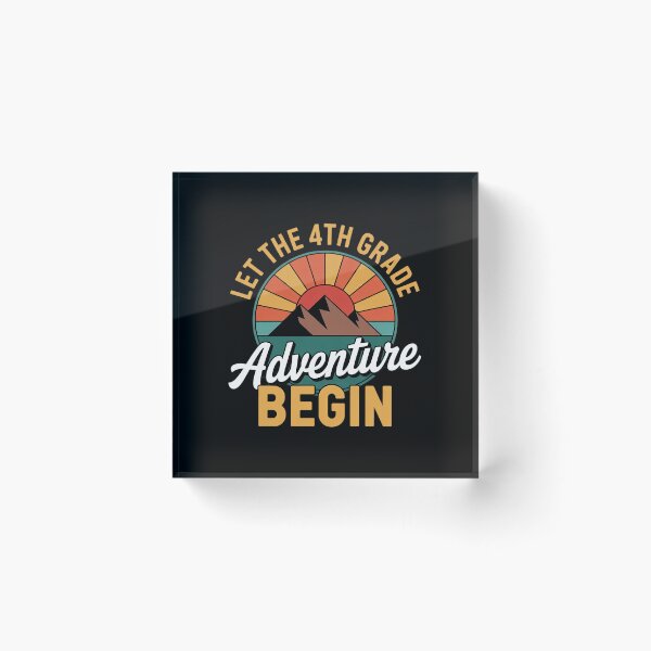 Item preview, Let the 4th Grade Adventure Begin Fourth Grade Teacher designed and sold by angolinnArt.
