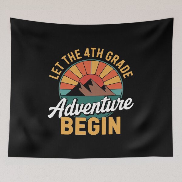 Item preview, Let the 4th Grade Adventure Begin Fourth Grade Teacher designed and sold by angolinnArt.