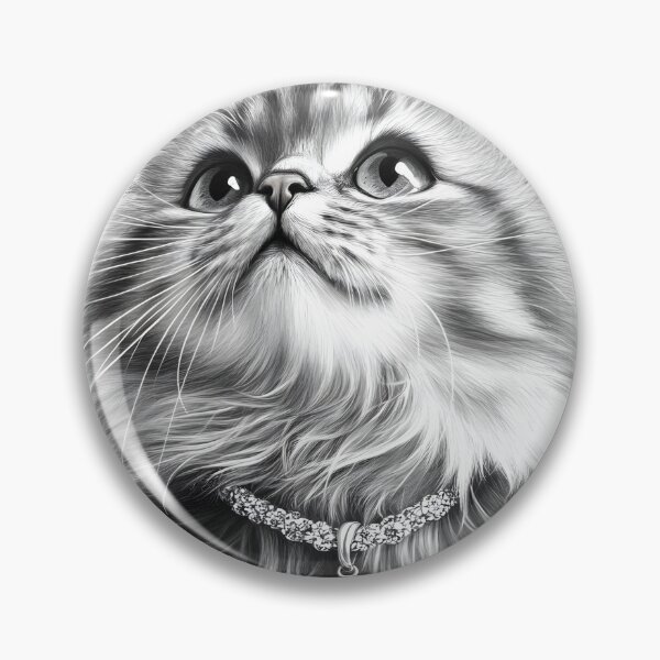 Item preview, Realistic cat pencil drawing designed and sold by Pencil-Art.