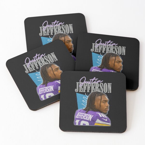 Item preview, Justin Jefferson Minnesota Pop Art Design designed and sold by TheArtOfCar.