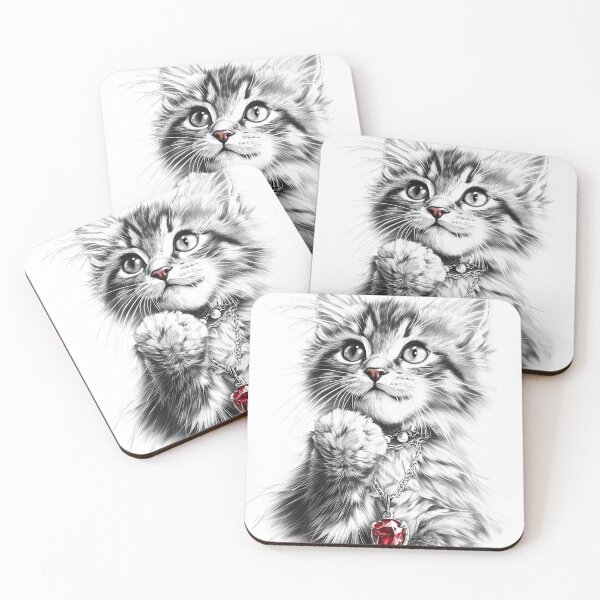 Item preview, Realistic cat pencil drawing designed and sold by Pencil-Art.