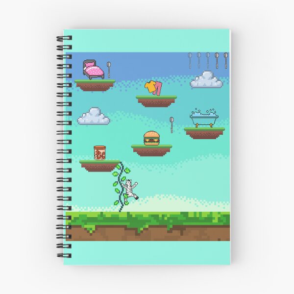 Item preview, Spoons too Low: Chronic Illness Pixel Game Art designed and sold by ZebraDazzleDesigns.