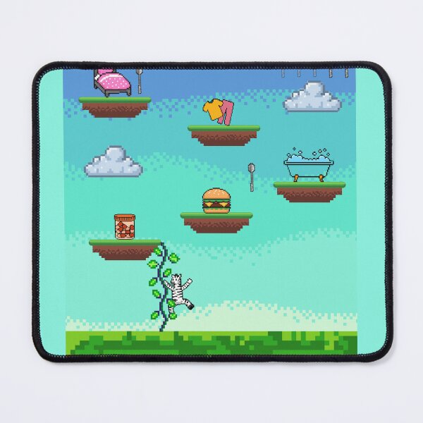 Item preview, Spoons too Low: Chronic Illness Pixel Game Art designed and sold by ZebraDazzleDesigns.