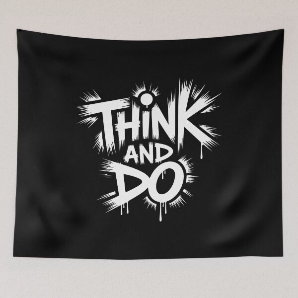 Item preview, think and do designed and sold by YounexxART.