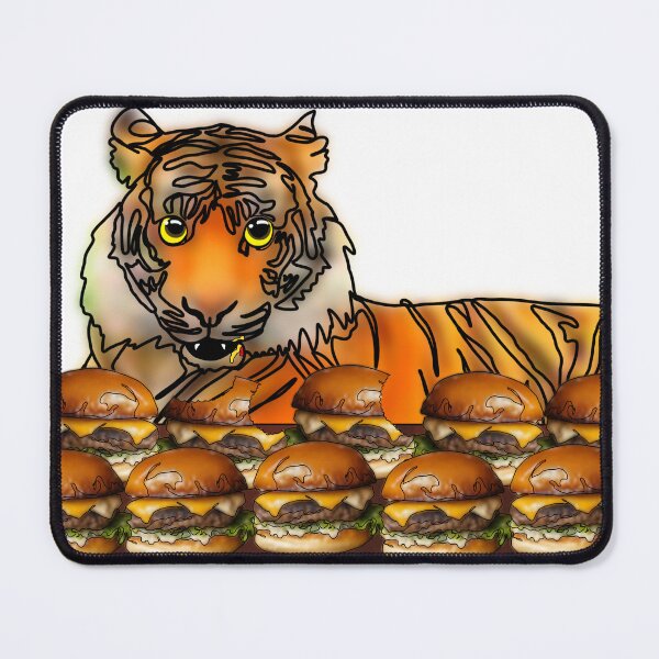 Item preview, Auburn With messy Cheeseburger mukbang– animalz designed and sold by Ashley’sAnimalz.