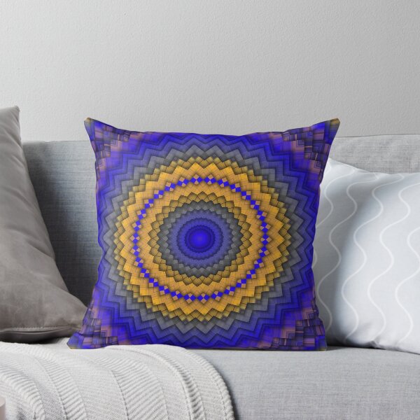 Item preview, Blue Yellow Mandala designed and sold by ScreenPin.