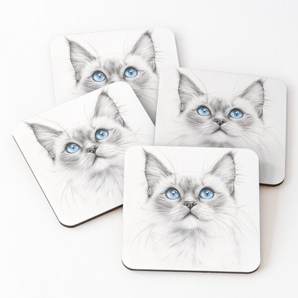 Item preview, Realistic cat pencil drawing designed and sold by Pencil-Art.