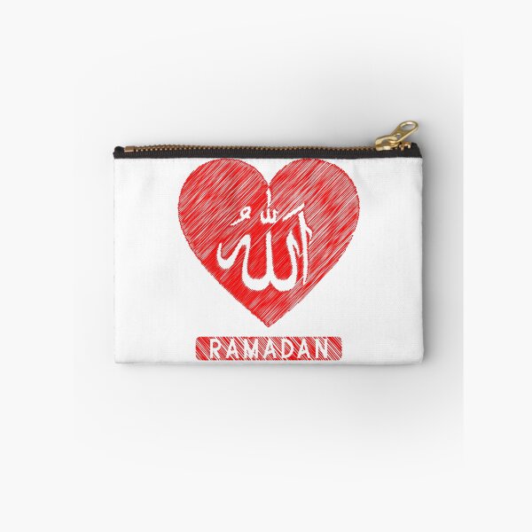 Artikelvorschau, Allah-Herz Ramadan Islamische Kalligrafie Design für muslimischen Glauben und Liebe entworfen und verkauft von PixelWaveBD.