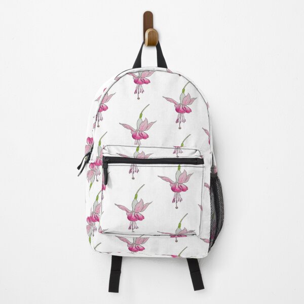 Item preview, fuchsia flower pattern designed and sold by dreamtravel.