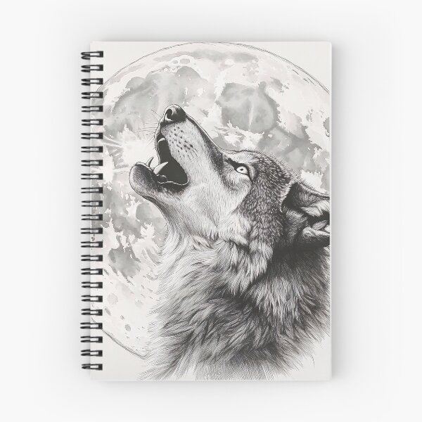 Item preview, Realistic Wolf pencil drawing  designed and sold by Pencil-Art.