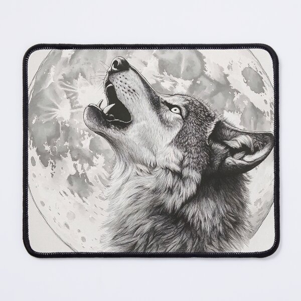 Item preview, Realistic Wolf pencil drawing designed and sold by Pencil-Art.