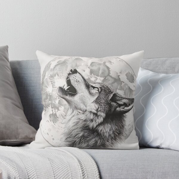 Item preview, Realistic Wolf pencil drawing  designed and sold by Pencil-Art.